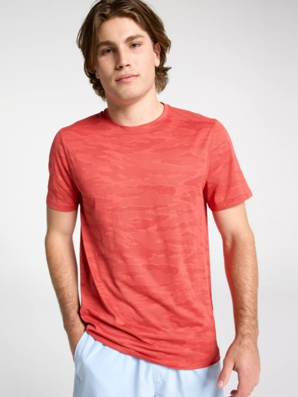 DSG Mens Movement Light Red Tee